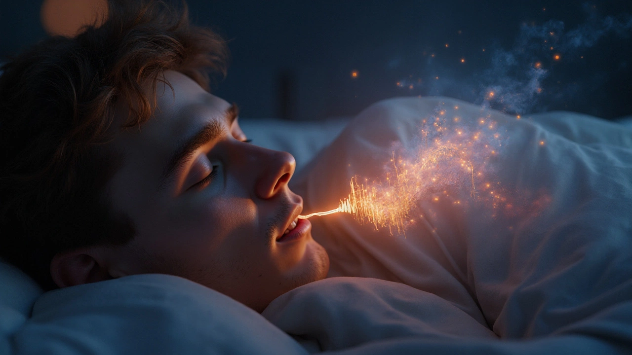 How REM Influences Sleep Talking